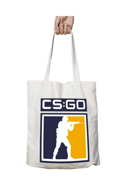 Art hedi̇ye COUNTER STRIKE CSGO iki Tarafı Kalıcı Baskılı Yıkanabilir Çanta