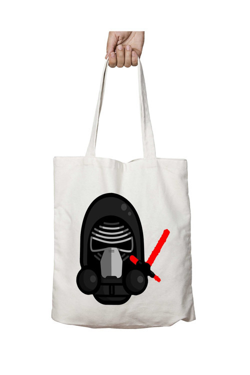 Art hedi̇ye Simpler Kylo Ren Ben Solo Star Wars iki Tarafı Kalıcı Baskılı Yıkanabilir Çanta
