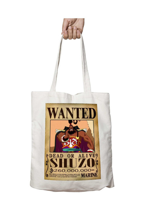 Art hedi̇ye Wanted Shuzo Anime iki Tarafı Kalıcı Baskılı Yıkanabilir Çanta