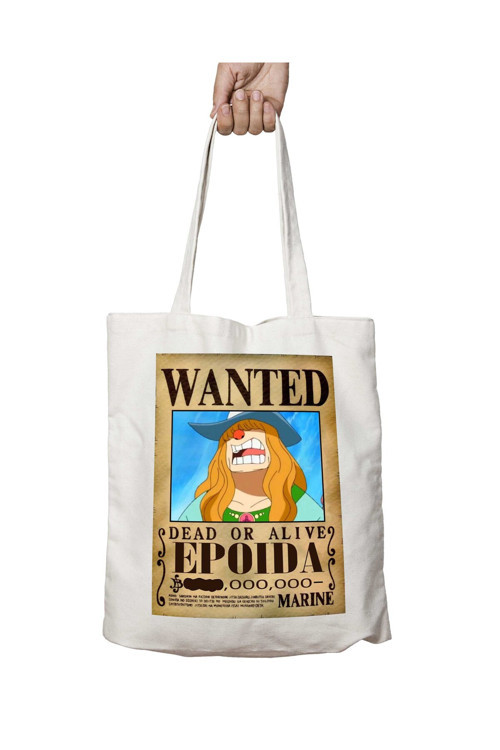 Art hedi̇ye Wanted Epoida Anime iki Tarafı Kalıcı Baskılı Yıkanabilir Çanta