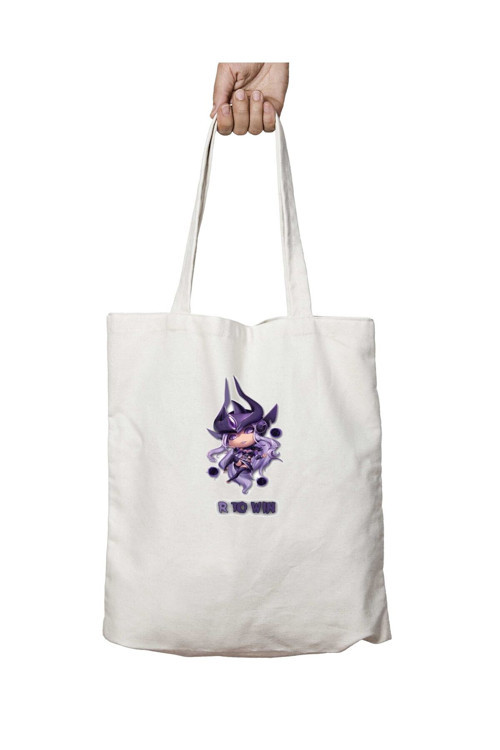Art hedi̇ye Syndra - R to Win - LOL iki Tarafı Kalıcı Baskılı Yıkanabilir Çanta