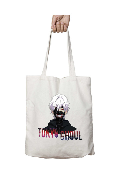 Art hedi̇ye Tokyo Ghoul 2 iki Tarafı Kalıcı Baskılı Yıkanabilir Çanta
