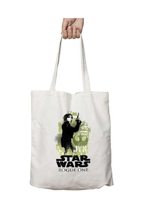 Art hedi̇ye Star Wars Rougue One iki Tarafı Kalıcı Baskılı Yıkanabilir Okul Plaj Omuz Bez Çantası