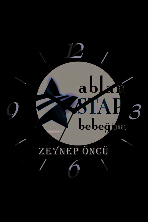Art hedi̇ye Ablan Star Bebeğim Çap 30cm Sessiz Akar Bombeli Gerçek Cam Duvar Saati