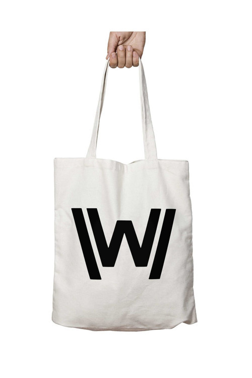Art hedi̇ye Westworld Logo Westworld Decal iki Tarafı Kalıcı Baskılı Yıkanabilir Çanta