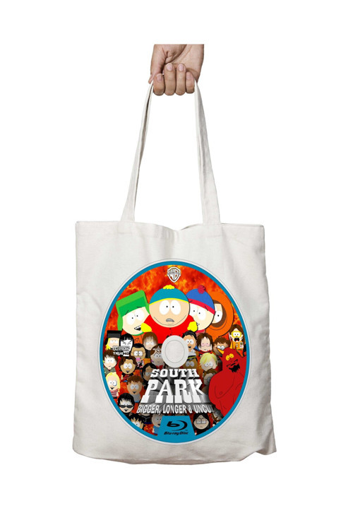 Art hedi̇ye South Park Bigger Longer iki Tarafı Kalıcı Baskılı Yıkanabilir Çanta