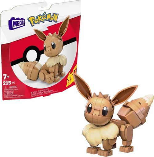 Pokemon Mega Construx: Pokemon Build & Show - Eevee GKY95 HDL84, Oyuncak Yapı Seti