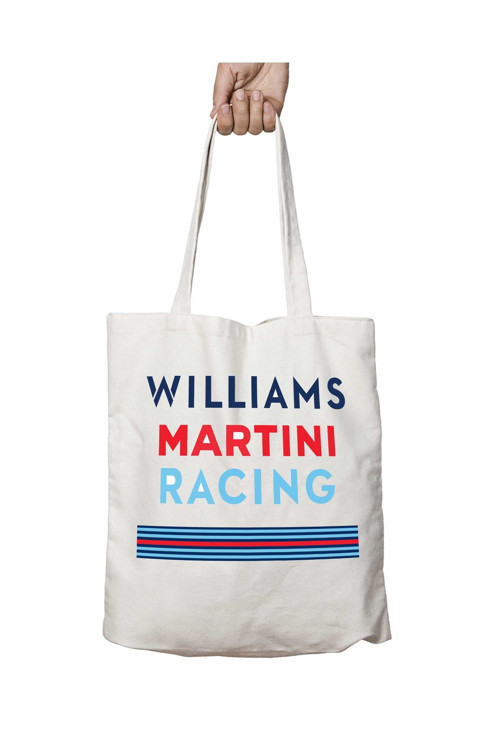 Art hedi̇ye Williams Martini Racing Team Merchandise iki Tarafı Kalıcı Baskılı Yıkanabilir Çanta