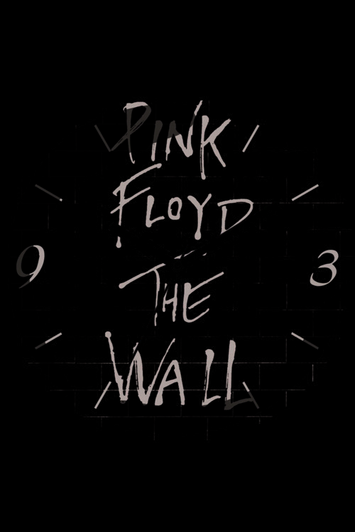 Pink Floyd The Wall Sessiz Akar Bombeli Gerçek Cam Duvar Saati