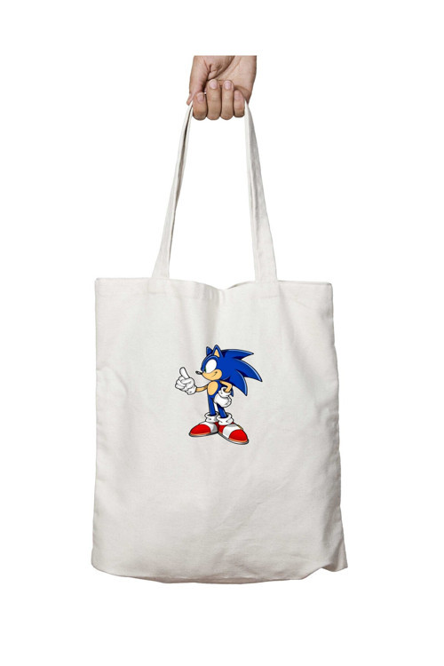 Art hedi̇ye sonic 2 iki Tarafı Kalıcı Baskılı Yıkanabilir Çanta