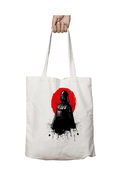 Art hedi̇ye Star Wars Darth Vader Splatter iki Tarafı Kalıcı Baskılı Yıkanabilir Çanta