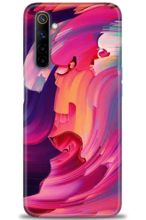 Realme 6 Kılıf HD Baskılı Kılıf - Renkler
