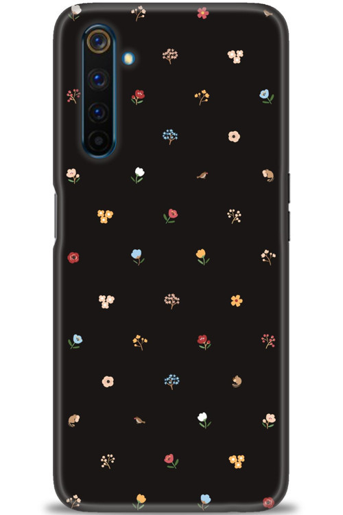 Realme 6 Pro Kılıf HD Baskılı Kılıf - Flower