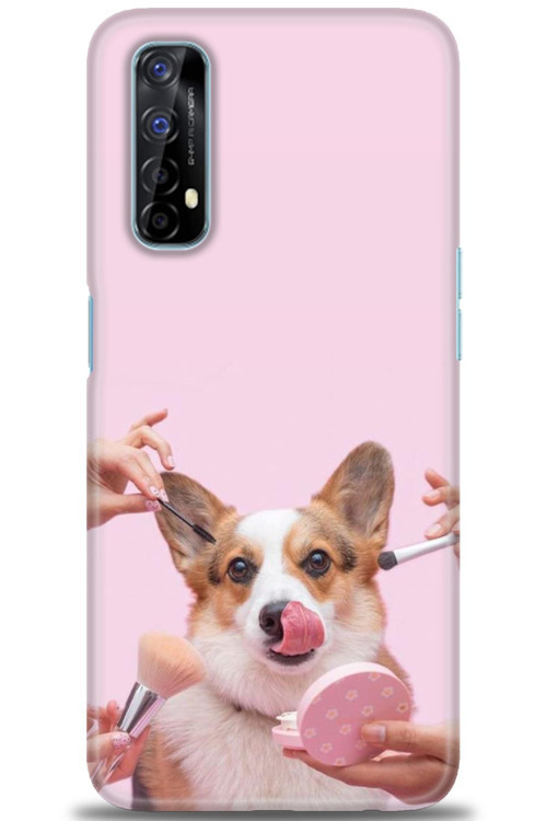 Realme 7 Kılıf HD Baskılı Kılıf - Sevimli Köpek