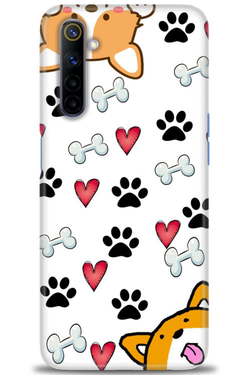 Realme 6 Kılıf HD Baskılı Kılıf - Dog