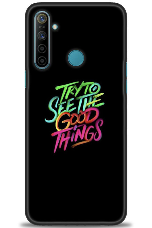 Realme 5i Kılıf HD Baskılı Kılıf - Good Things