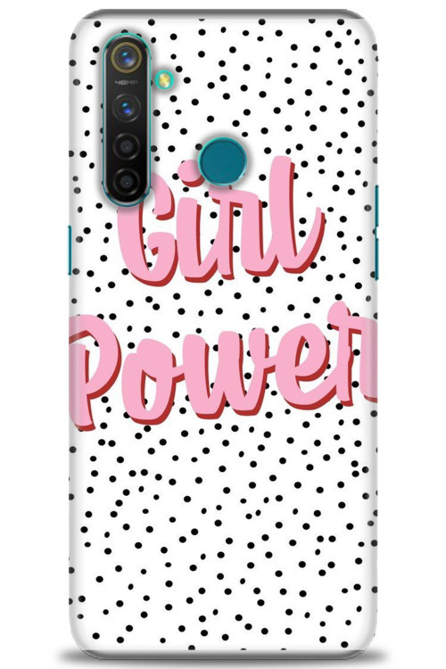 Realme 5 Pro Kılıf HD Baskılı Kılıf - Girl Power