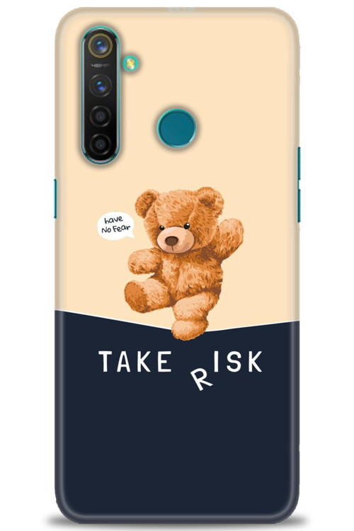 Realme 5 Pro Kılıf HD Baskılı Kılıf - Take Risk