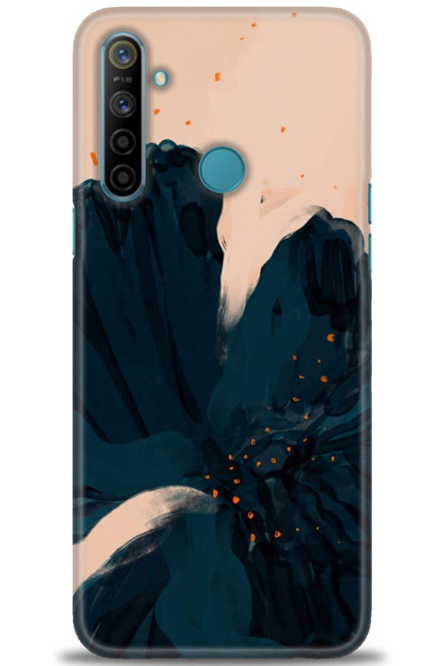 Realme 5i Kılıf HD Baskılı Kılıf - Renk Bulutu
