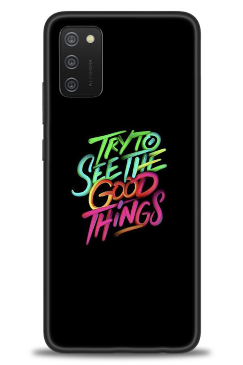 Samsung Galaxy A02S Kılıf HD Baskılı Kılıf - Good Things