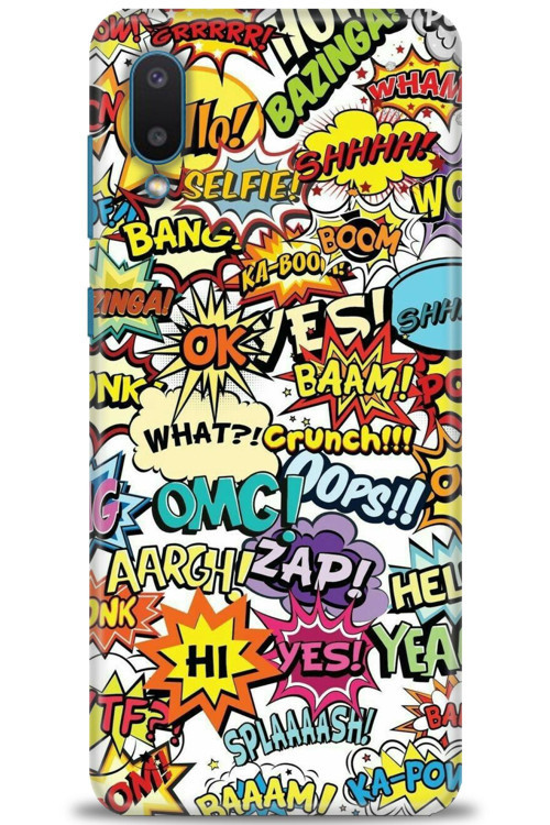 Samsung Galaxy A02 Kılıf HD Baskılı Kılıf - Bang