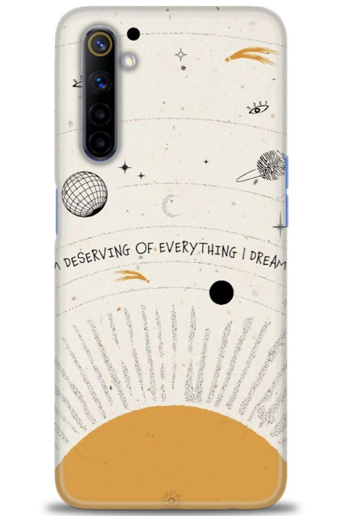 Realme 6 Kılıf HD Baskılı Kılıf - Evren