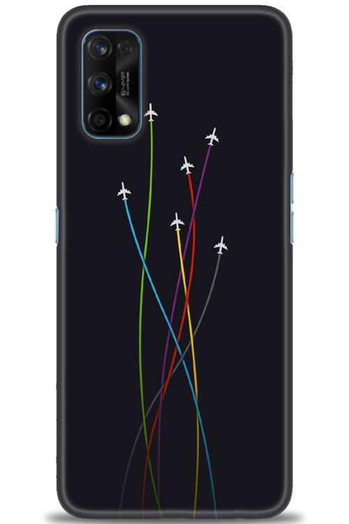 Realme 7 Pro Kılıf HD Baskılı Kılıf - Uçaklar