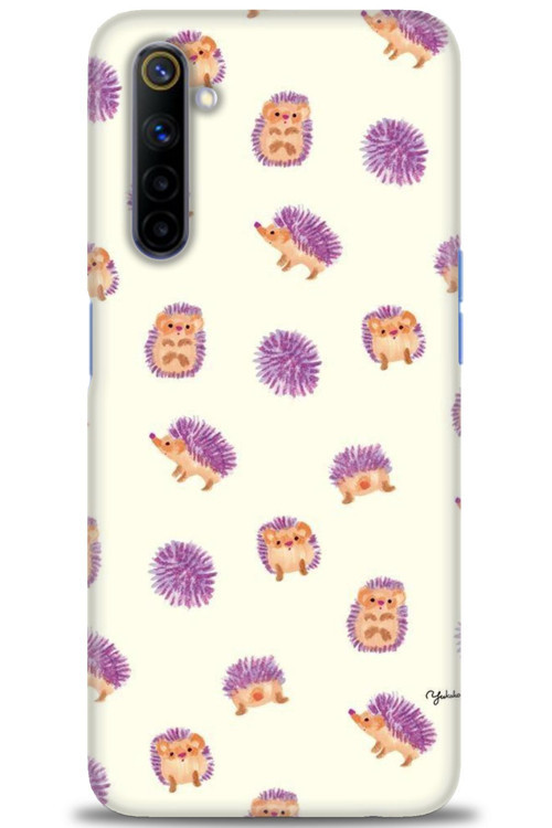 Realme 6 Kılıf HD Baskılı Kılıf - Minik Kirpiler
