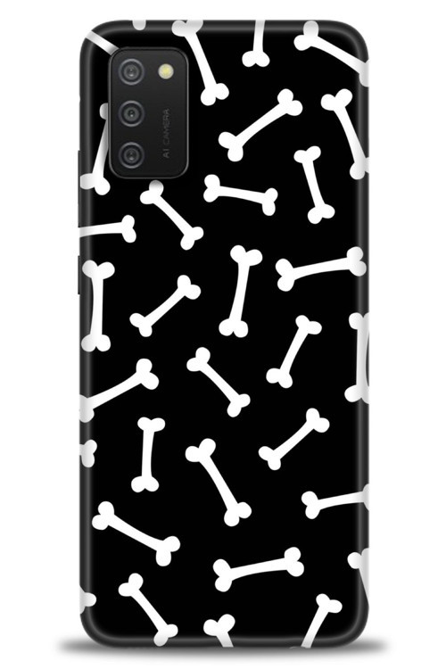 Samsung Galaxy A03S Kılıf HD Baskılı Kılıf - Kemikler