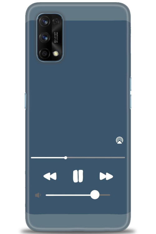 Realme 7 Pro Kılıf HD Baskılı Kılıf - Müzik Çalar