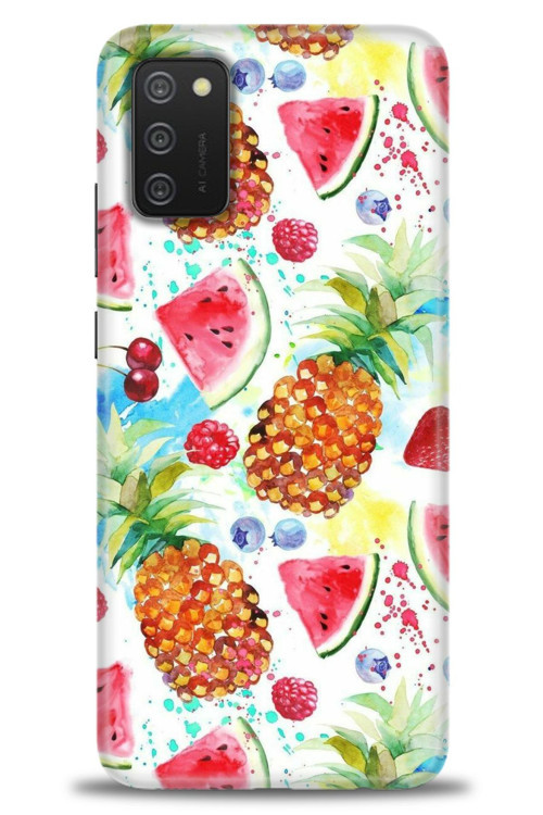 Samsung Galaxy A02S Kılıf HD Baskılı Kılıf - Meyveler