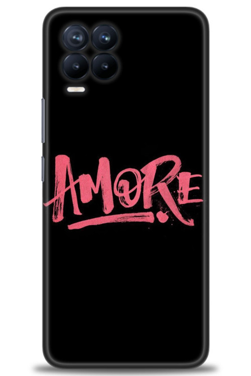 Realme 8 Kılıf HD Baskılı Kılıf - Amore