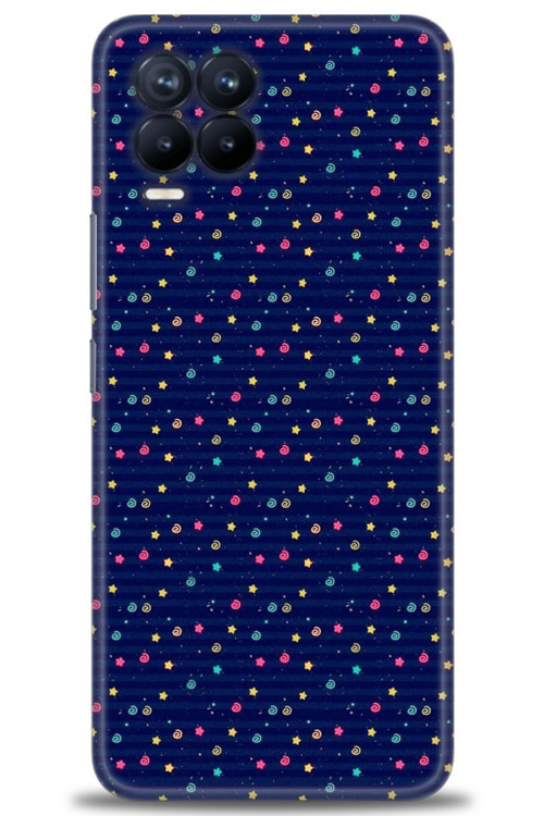 Realme 8 Pro Kılıf HD Baskılı Kılıf - Gökyüzü Çizimi