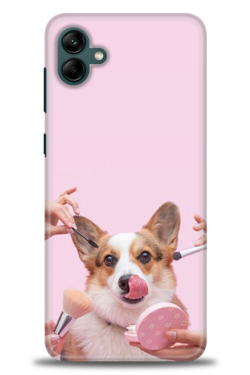 Samsung Galaxy A04 Kılıf HD Baskılı Kılıf - Sevimli Köpek