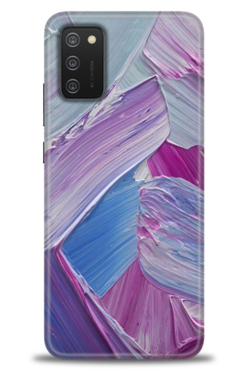 Samsung Galaxy A02S Kılıf HD Baskılı Kılıf - Purple