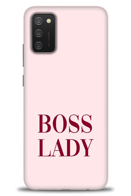Samsung Galaxy A02S Kılıf HD Baskılı Kılıf - Boss Lady