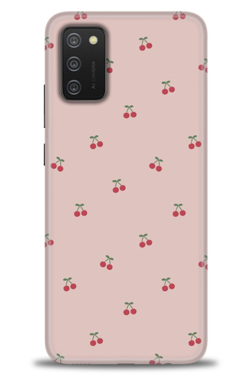 Samsung Galaxy A02S Kılıf HD Baskılı Kılıf - Kirazlar
