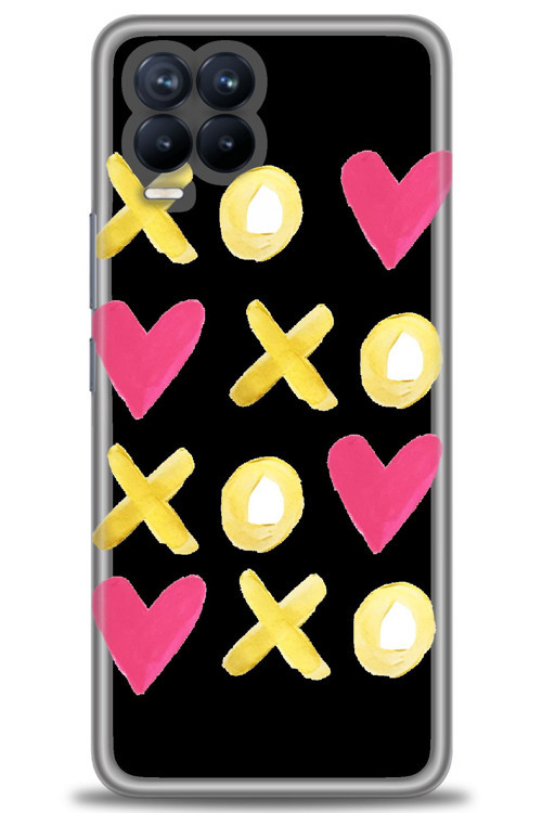 Realme 8 Pro Kılıf HD Baskılı Kılıf - XOXOXO