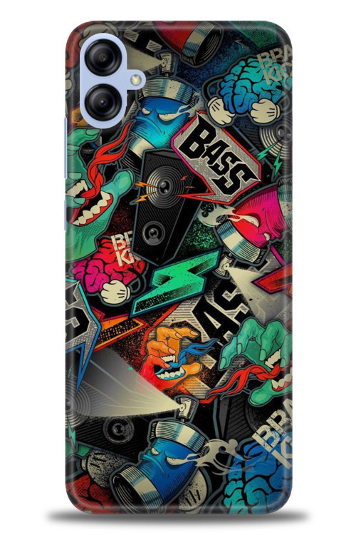 Samsung Galaxy A04E Kılıf HD Baskılı Kılıf - Bass