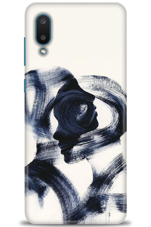 Samsung Galaxy A02 Kılıf HD Baskılı Kılıf - Adam ve Kadın