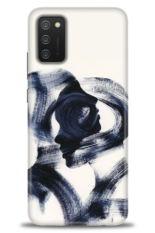 Samsung Galaxy A03S Kılıf HD Baskılı Kılıf - Adam ve Kadın