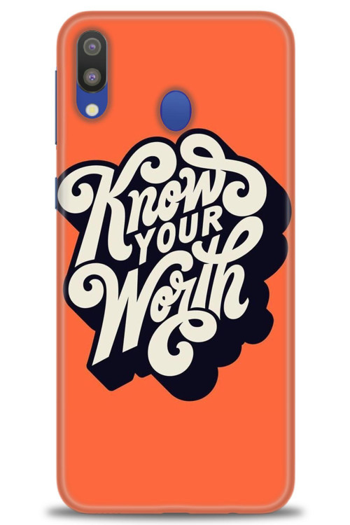 Samsung Galaxy A10S Kılıf HD Baskılı Kılıf - Know Your Worth