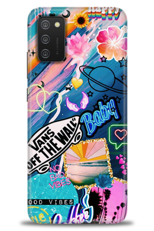 Samsung Galaxy A02S Kılıf HD Baskılı Kılıf - Happy Vans