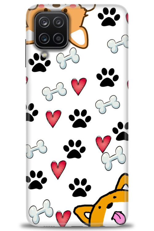Samsung Galaxy A12 Kılıf HD Baskılı Kılıf - Dog