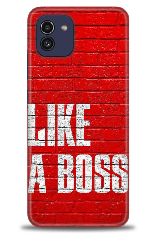 Samsung Galaxy A03 Kılıf HD Baskılı Kılıf - Like a Boss