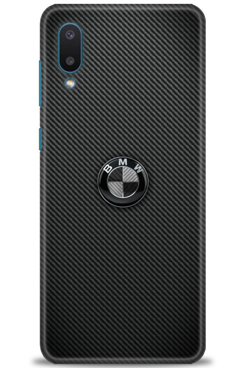 Samsung Galaxy A02 Kılıf HD Baskılı Kılıf - Bmw Siyah