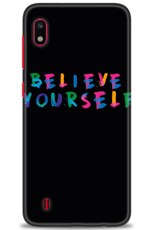 Samsung Galaxy A10 Kılıf HD Baskılı Kılıf - Believe