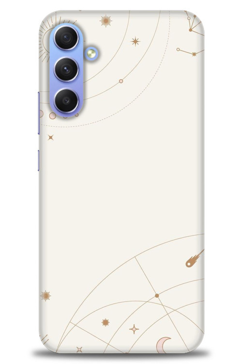 Samsung Galaxy A05s Kılıf HD Baskılı Kılıf - Yıldız Haritası