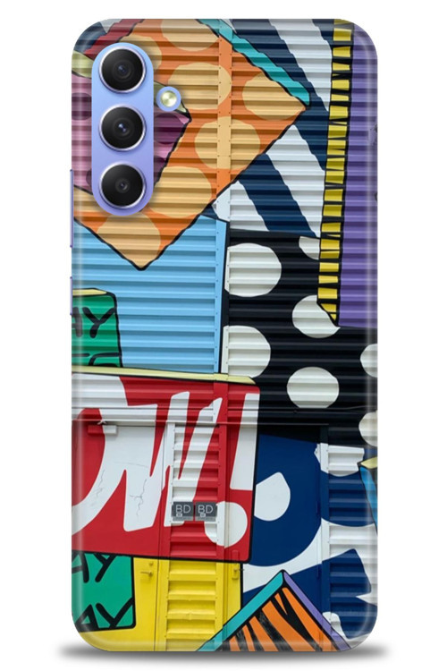 Samsung Galaxy A05s Kılıf HD Baskılı Kılıf - Grafiti