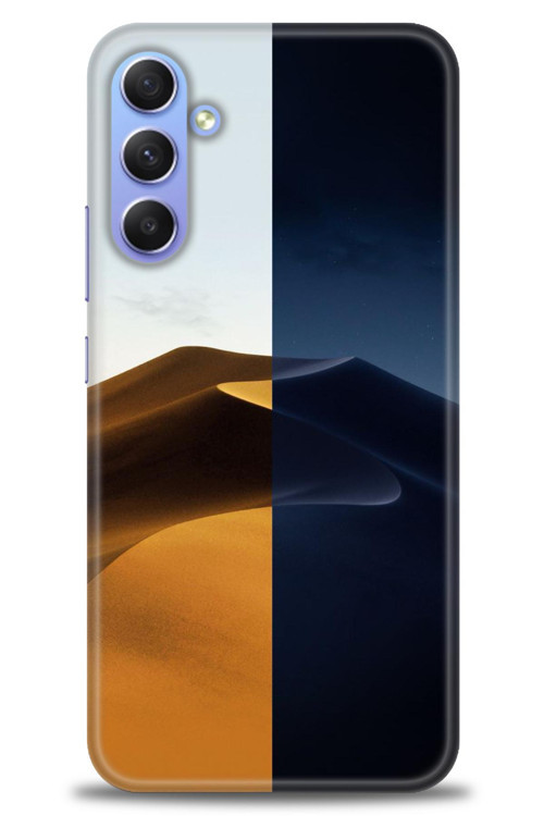 Samsung Galaxy A05s Kılıf HD Baskılı Kılıf - Gece ve Gündüz